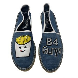 Circus by Sam Edelman Leno Fries B4 Guys Flat Slip On Espadrille Shoes Size 8.5